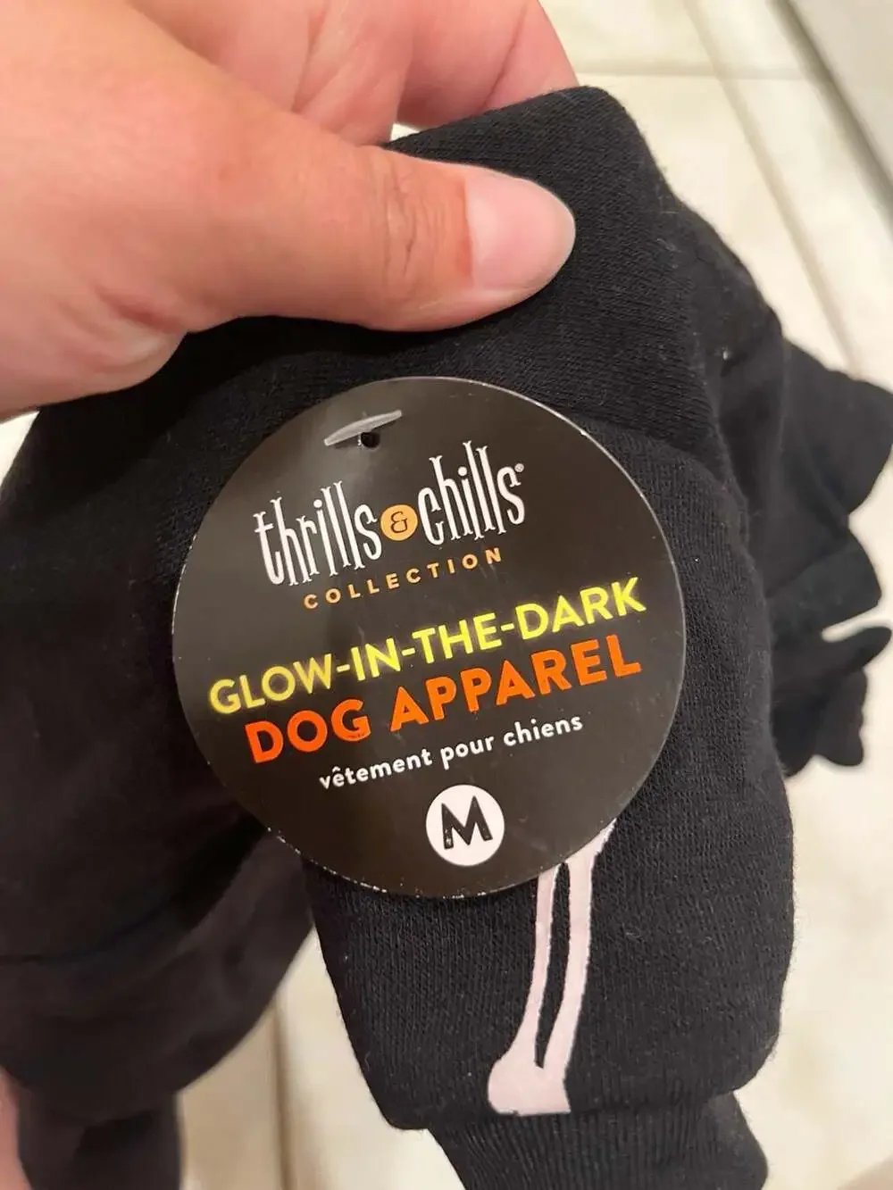 Thrills & Chills Collection Glow-in-the-Dark Skeleton Dog Hoodie